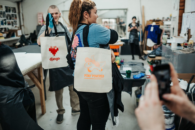 Tote bag printing